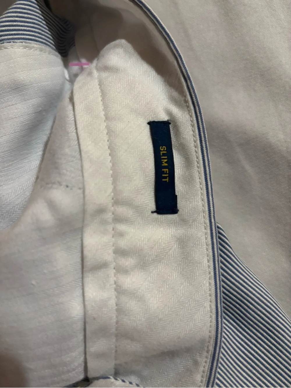 Polo by Ralph Lauren Light Blue & White Pinstripe Chinos